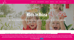 Desktop Screenshot of kidsinibiza.com